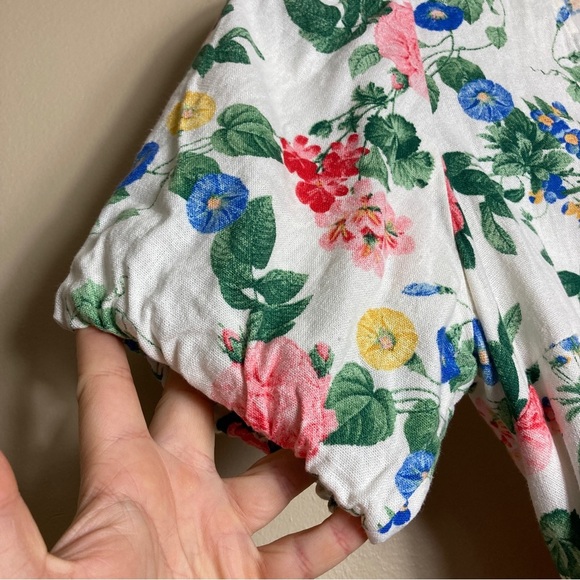 Old Navy Floral Puff-Sleeve Mini Wrap Dress - Picture 9 of 14